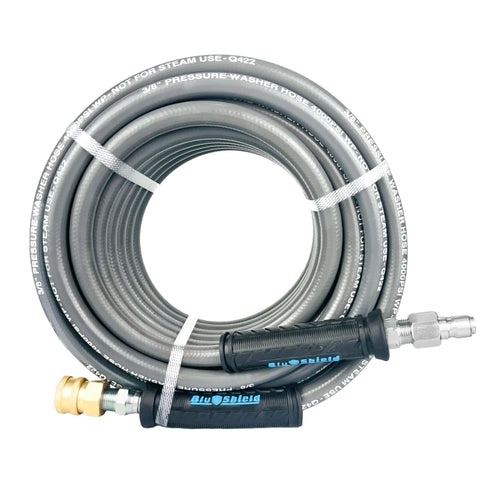 Blu Shield Single Wire 3/8 4K PSI Pressure Washing Hose