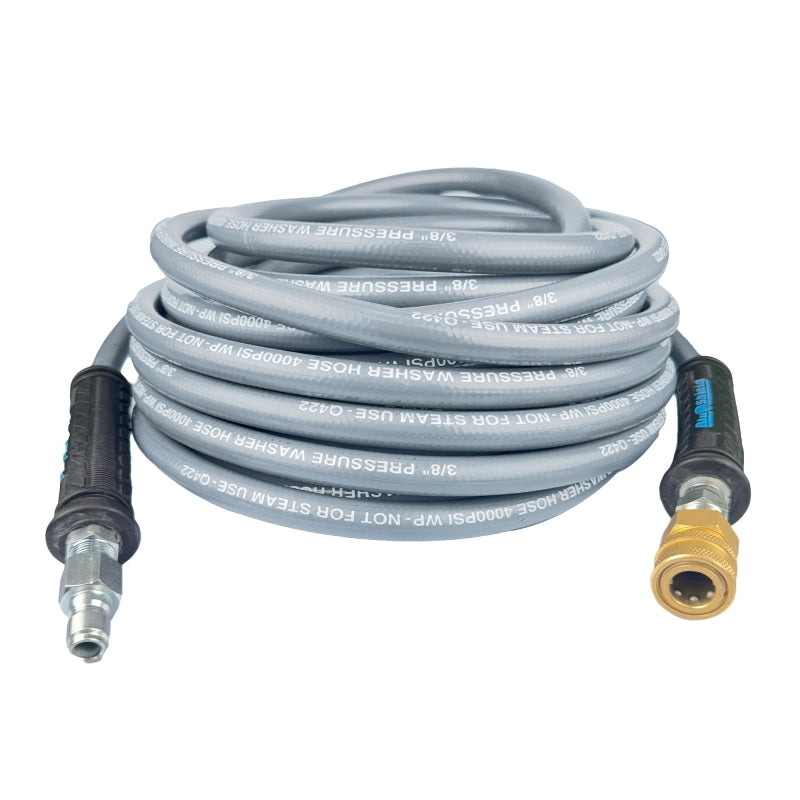 Blu Shield Single Wire 3/8 4K PSI Pressure Washing Hose